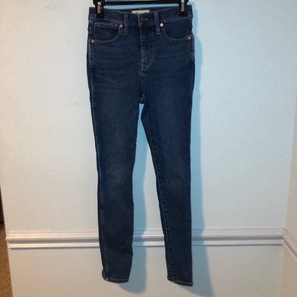 Madewell Denim - Madewell 10” High-Rise Skinny Blue Jeans Size 25